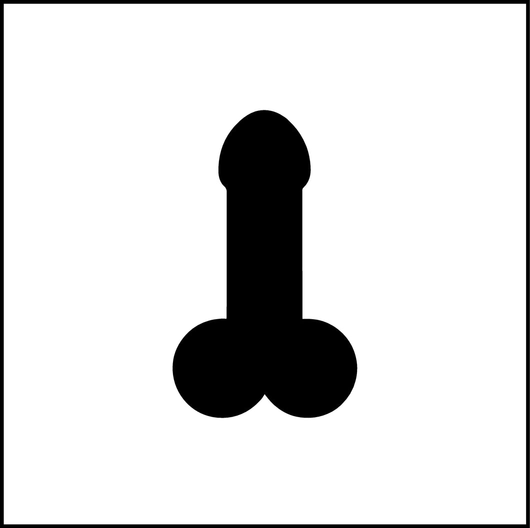 Penis/Dick Vinyl Decal