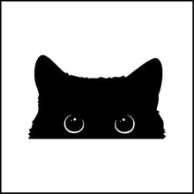 Load image into Gallery viewer, Kitten Peeking Vinyl Decal
