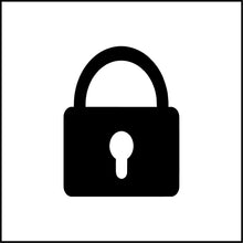 Load image into Gallery viewer, Locked Lock Vinyl Decal
