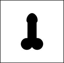 Load image into Gallery viewer, Penis/Dick Vinyl Decal
