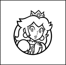Load image into Gallery viewer, Princess Peach Mario Bros Vinyl Decal/Sticker
