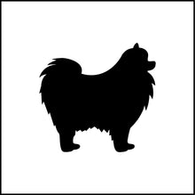 Load image into Gallery viewer, Pomeranian Dog Silhouette Vinyl Decal
