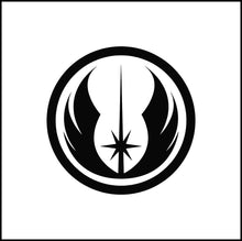 Load image into Gallery viewer, Jedi Order Alliance Logo Symbol Vinyl Decal
