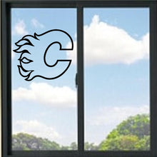 Load image into Gallery viewer, Calgary Flames Outline Vinyl Decal
