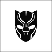 Load image into Gallery viewer, Black Panther Mask Vinyl Decal
