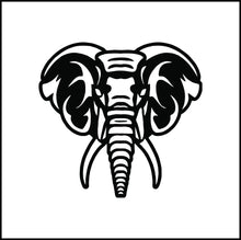 Load image into Gallery viewer, Elephant Head Vinyl Decal
