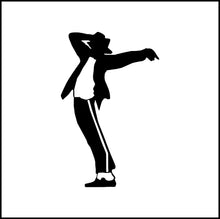 Load image into Gallery viewer, Michael Jackson #2 Silhouette Vinyl Decal
