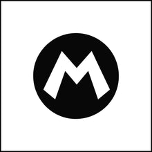 Load image into Gallery viewer, Mario Logo Vinyl Decal
