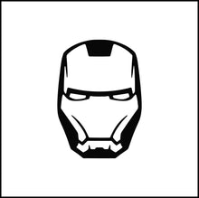 Load image into Gallery viewer, Iron Man Mask #2 Vinyl Decal
