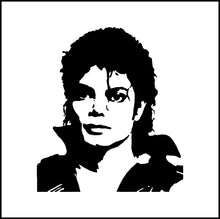 Load image into Gallery viewer, Michael Jackson Face Vinyl Decal
