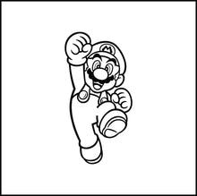 Load image into Gallery viewer, Mario Jumping Super Mario Bros. Vinyl Decal
