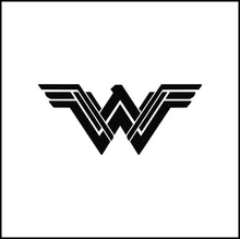 Load image into Gallery viewer, Wonder Woman Symbol/Logo Vinyl Decal
