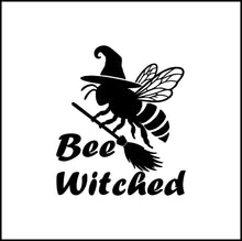 Load image into Gallery viewer, Bee Witched Funny Halloween Decal Vinyl Decal
