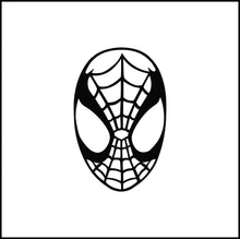 Load image into Gallery viewer, Spiderman Mask Vinyl Decal
