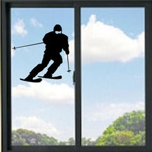 Load image into Gallery viewer, Down Hill Skier Vinyl Decal
