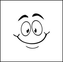Load image into Gallery viewer, Cartoon Face/Eyes Vinyl Decal
