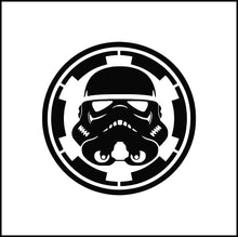 Load image into Gallery viewer, Stormtrooper Imperial Logo Symbol Vinyl Decal
