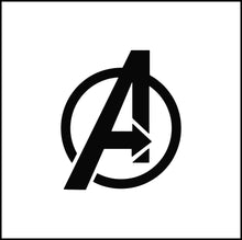 Load image into Gallery viewer, Avengers Logo Symbol Vinyl Decal
