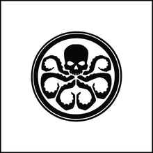 Load image into Gallery viewer, Hydra Skull Symbol/Logo Vinyl Decal
