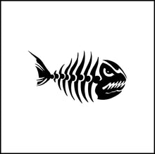 Load image into Gallery viewer, Fish Skeleton Fish Bones #3 Vinyl Decal
