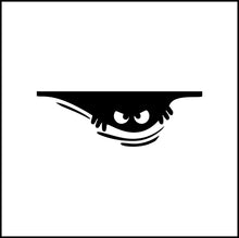 Load image into Gallery viewer, Peeking Monster #2 Vinyl Decal
