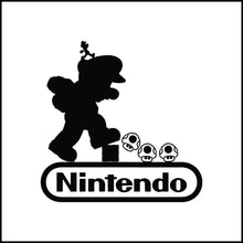 Load image into Gallery viewer, Mario Carrying Luigi Gaming Vinyl Decal
