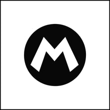 Load image into Gallery viewer, Mario Logo Vinyl Decal
