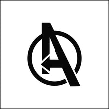 Load image into Gallery viewer, Avengers Logo Symbol Vinyl Decal
