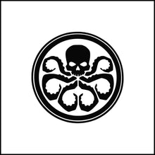 Load image into Gallery viewer, Hydra Skull Symbol/Logo Vinyl Decal
