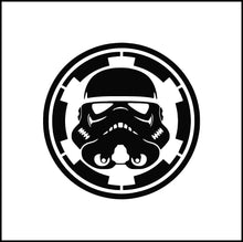 Load image into Gallery viewer, Stormtrooper Imperial Logo Symbol Vinyl Decal
