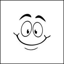 Load image into Gallery viewer, Cartoon Face/Eyes Vinyl Decal
