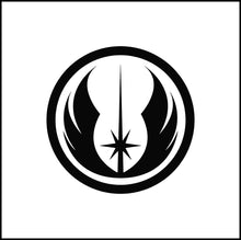 Load image into Gallery viewer, Jedi Order Alliance Logo Symbol Vinyl Decal
