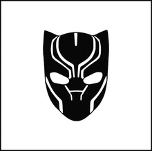 Load image into Gallery viewer, Black Panther Mask Vinyl Decal
