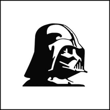 Load image into Gallery viewer, Darth Vadar Villian Vinyl Decal
