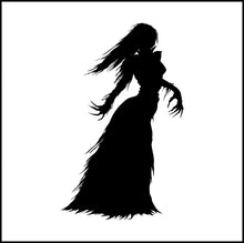 Load image into Gallery viewer, Victorian Ghost Silhouette Vinyl Decal

