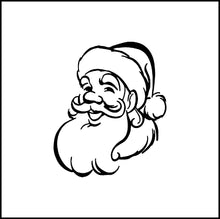 Load image into Gallery viewer, Santa Claus Face Vinyl Decal
