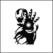 Load image into Gallery viewer, Iron Man Hand Vinyl Decal
