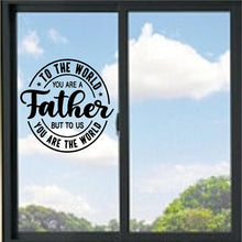 Load image into Gallery viewer, Best Father Best Dad Vinyl Decal
