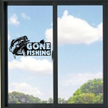 Load image into Gallery viewer, Gone Fishing With Fish Vinyl Decal
