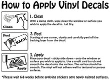 Load image into Gallery viewer, Buck and Doe Love Heart Vinyl Decal
