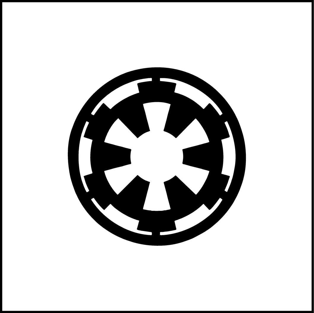 Imperial Cog Logo Star Wars Vinyl Decal/Sticker