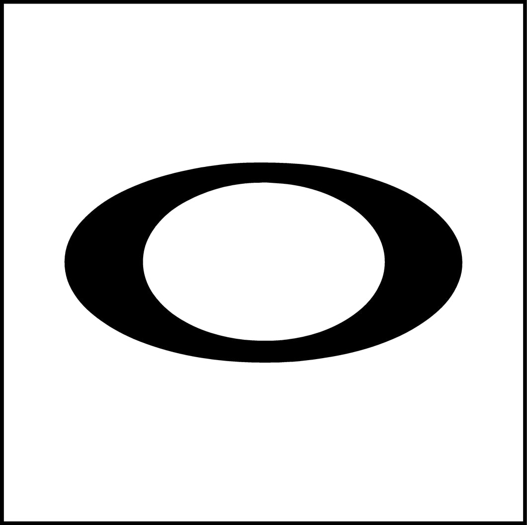 Oakley Logo Circle Vinyl Decal