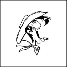 Load image into Gallery viewer, Lucky Luke Cowboy Vinyl Decal
