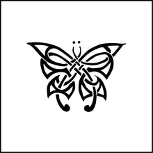 Load image into Gallery viewer, Tribal Butterfly Vinyl Decal
