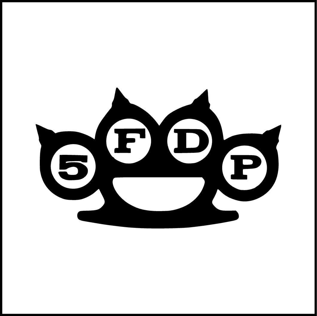 Five Finger Death Punch FFDP Vinyl Decal
