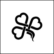 Load image into Gallery viewer, Celtic Shamrock Three Leaf Clover Vinyl Decal
