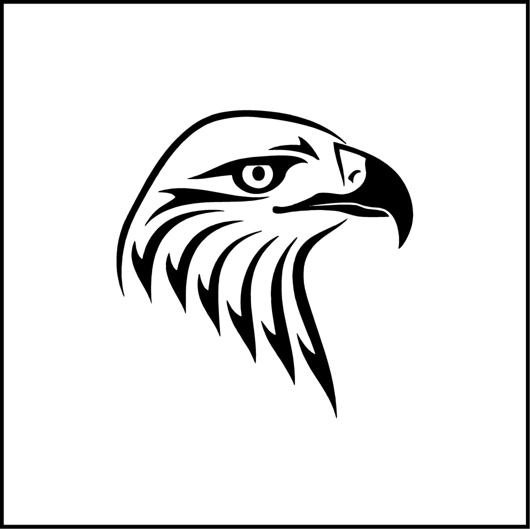 Eagle Head Vinyl Decal