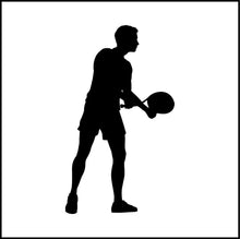 Load image into Gallery viewer, Guy Tennis Player #2 Vinyl Decal/Sticker
