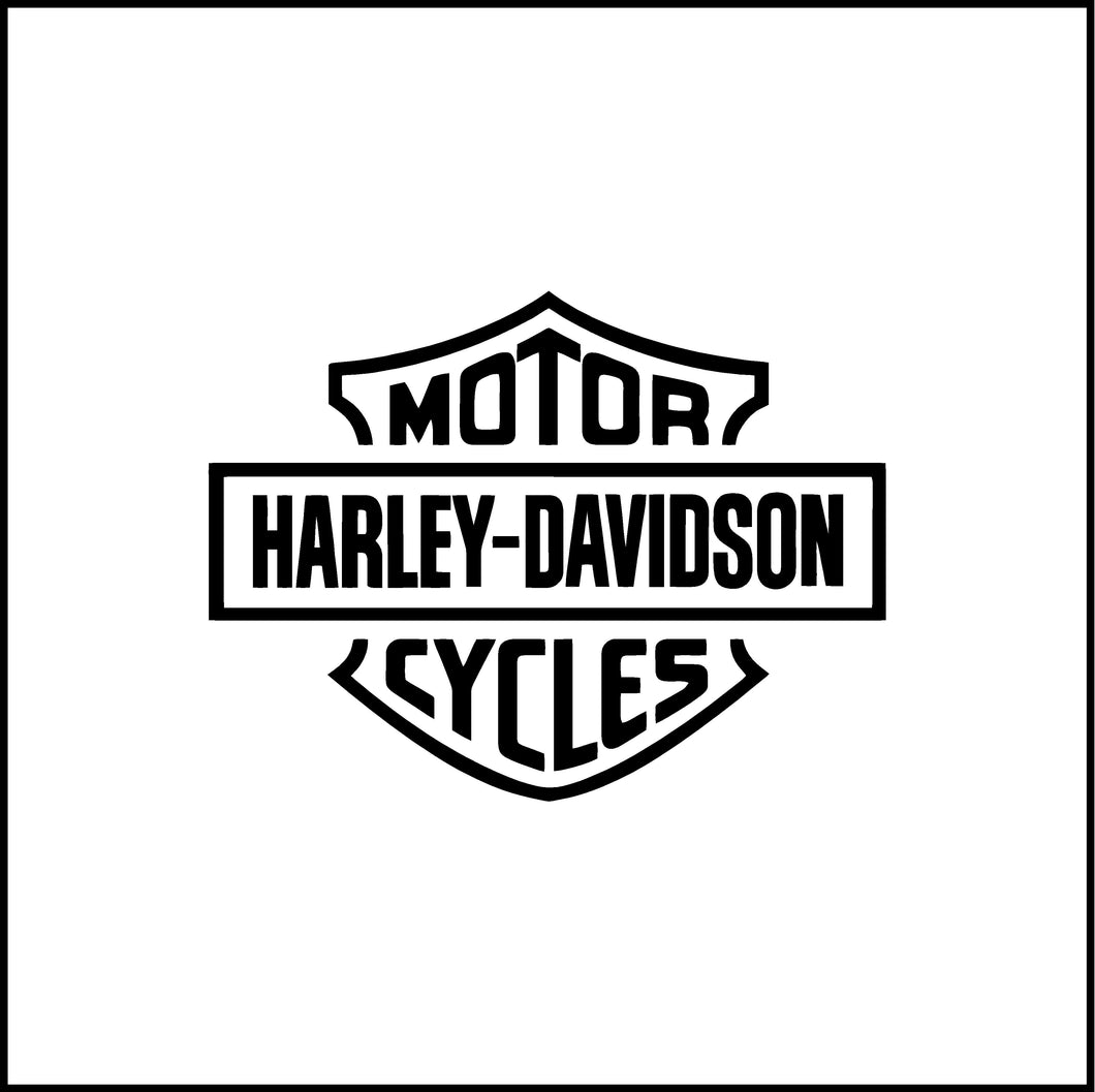 Harley Davidson Logo Vinyl Decal/Sticker