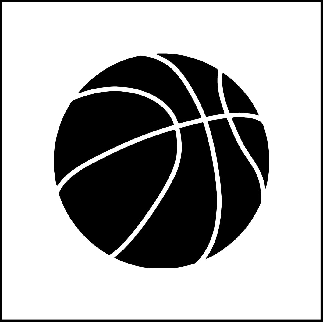 Basketball Vinyl Decal